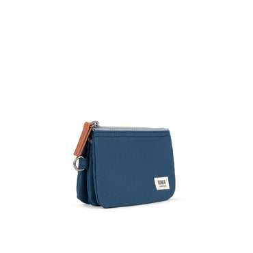 Roka London - Small Carnaby Purse - Deep Blue Canvas