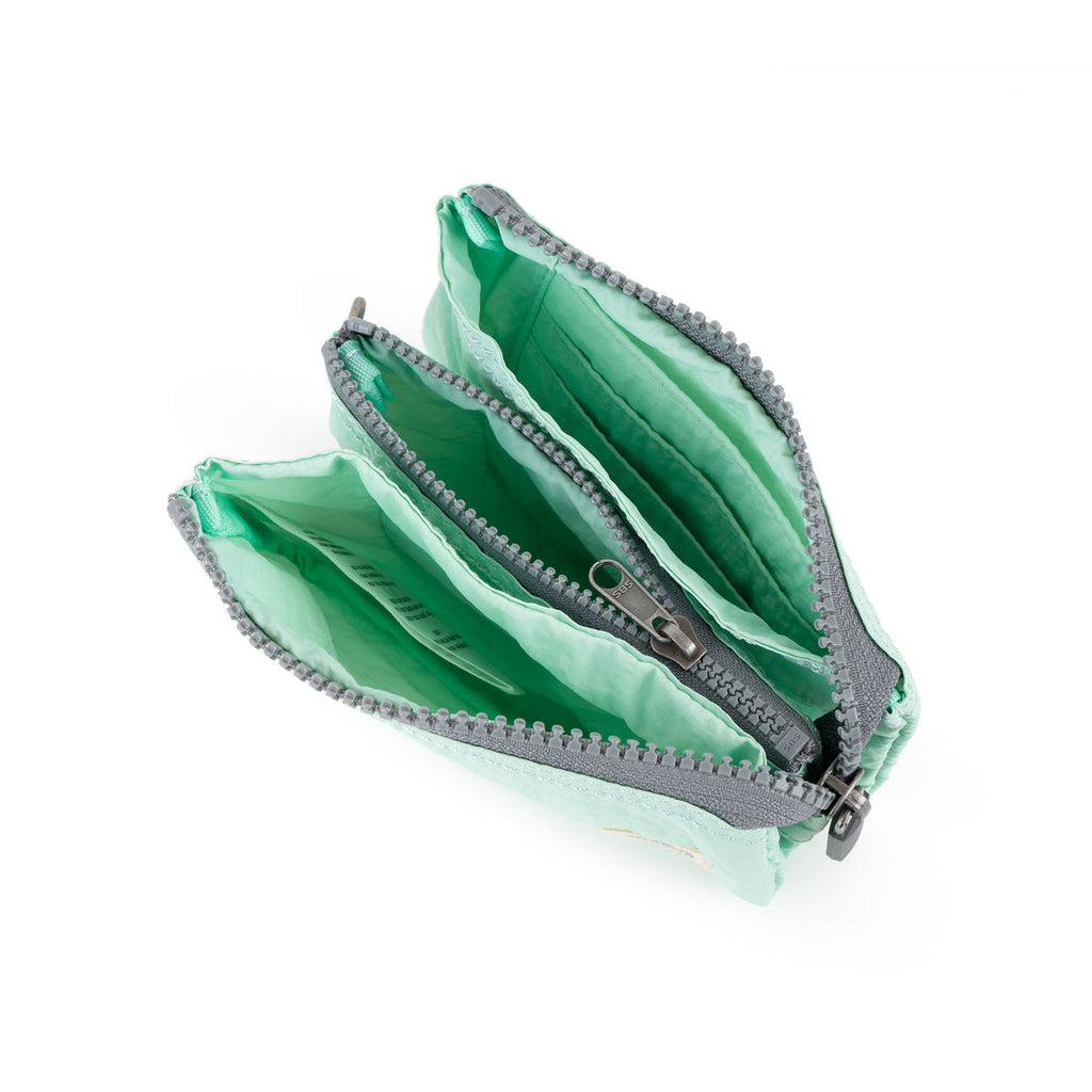 Roka London - Small Carnaby Purse - Mint Taslon