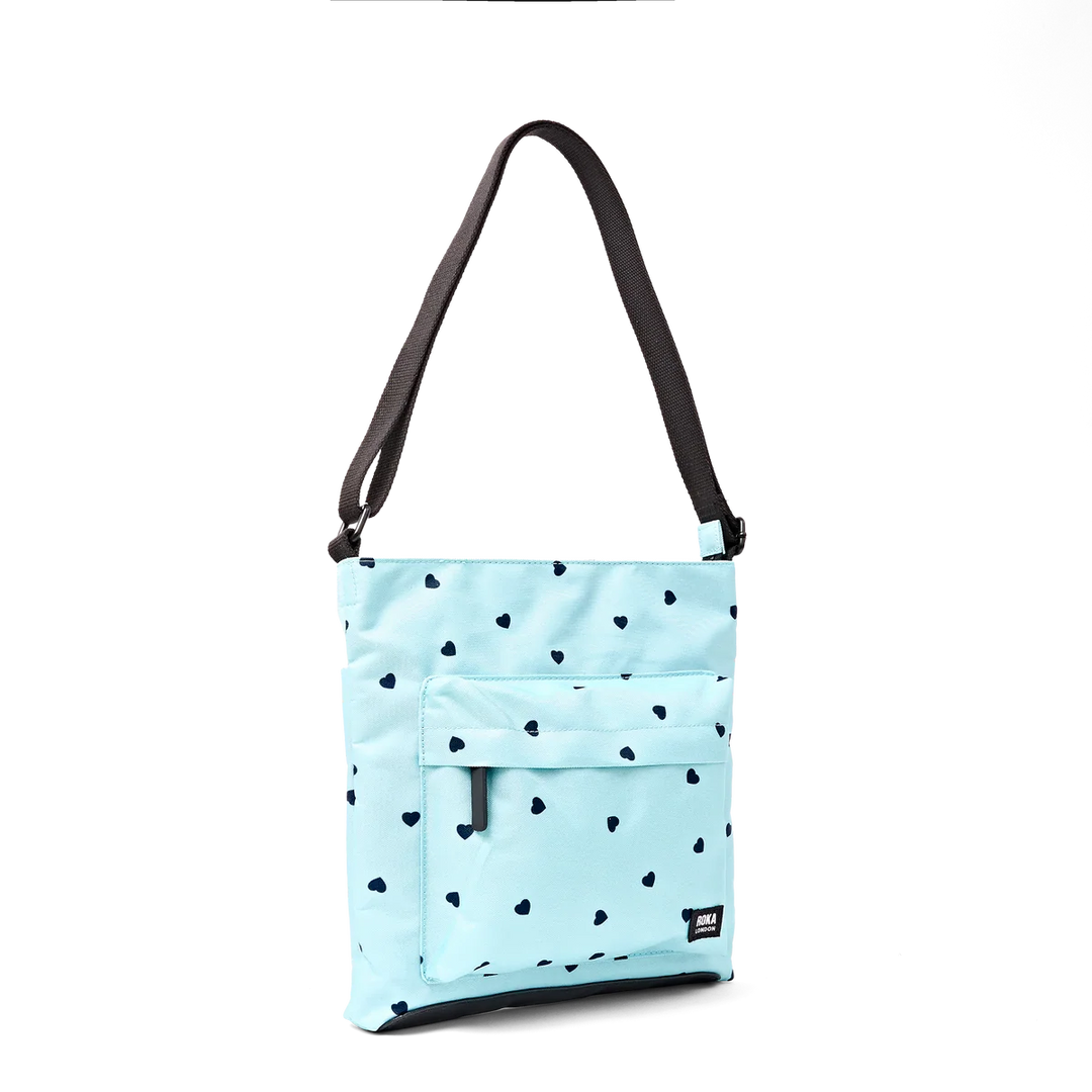 Roka London Kennington Crossbody Bag- Heart Print