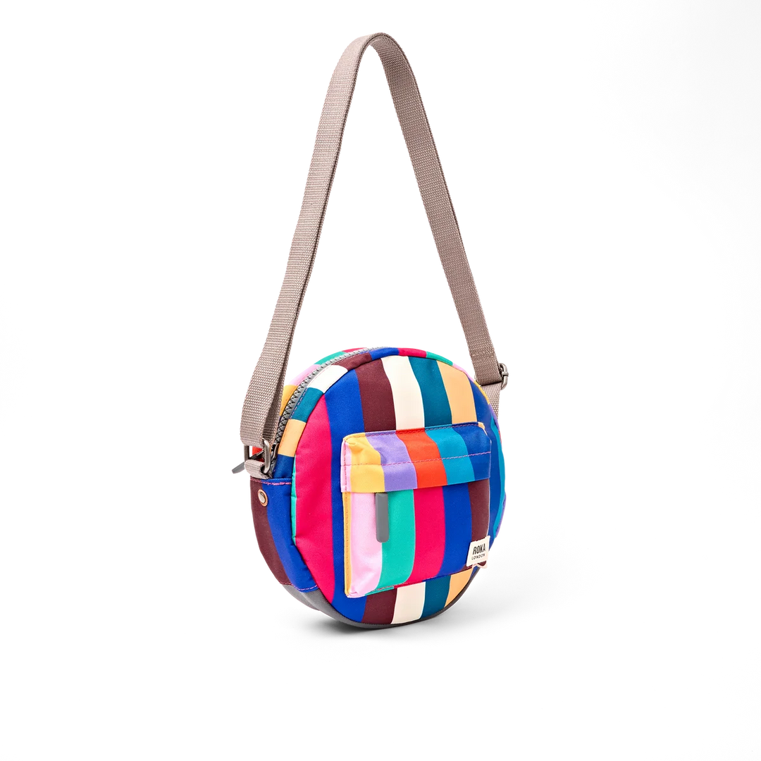 Roka London Paddington Crossbody Bag- Wide Multi Stripe
