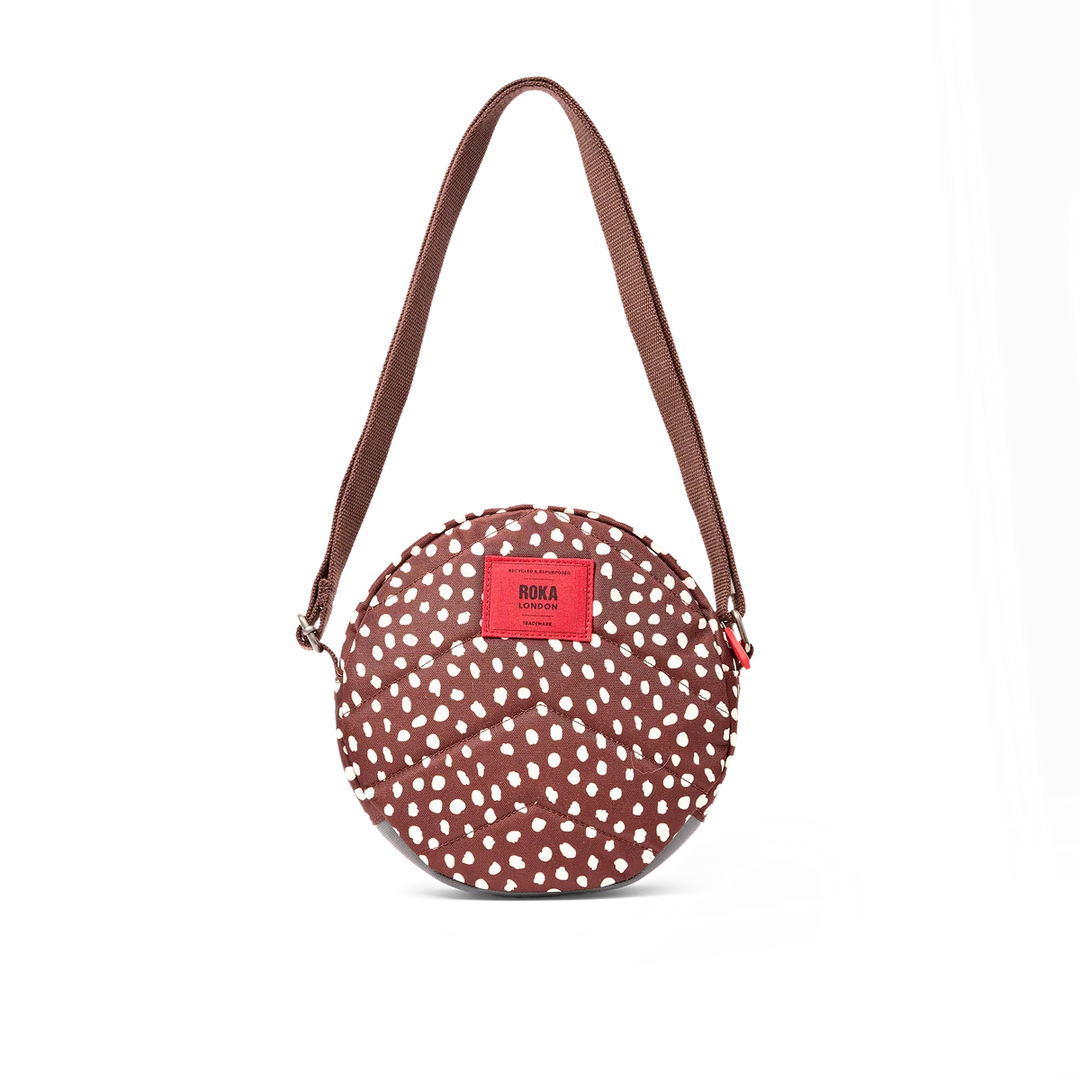 Roka London Paddington Crossbody Bag- Brown Spot