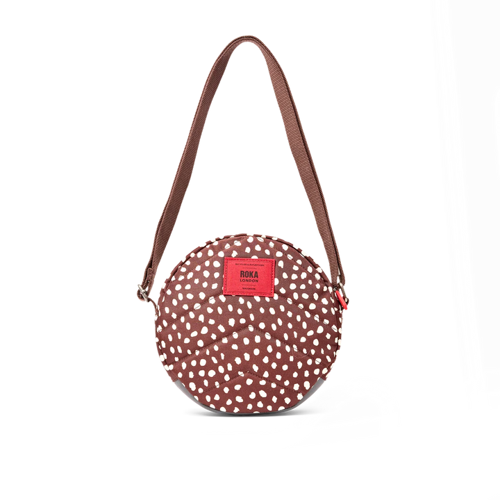Roka London Paddington Crossbody Bag- Brown Spot