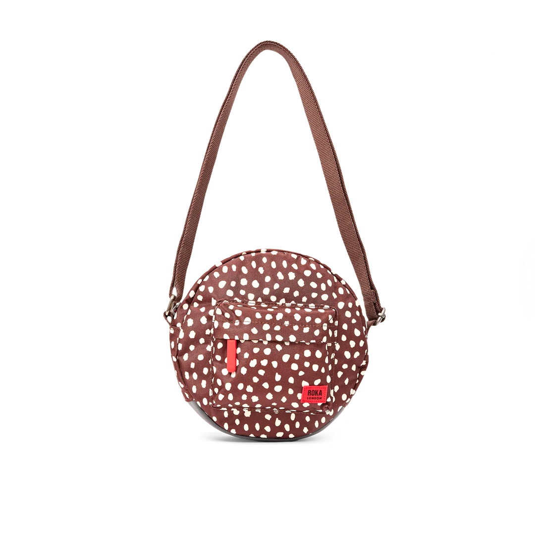 Roka London Paddington Crossbody Bag- Brown Spot