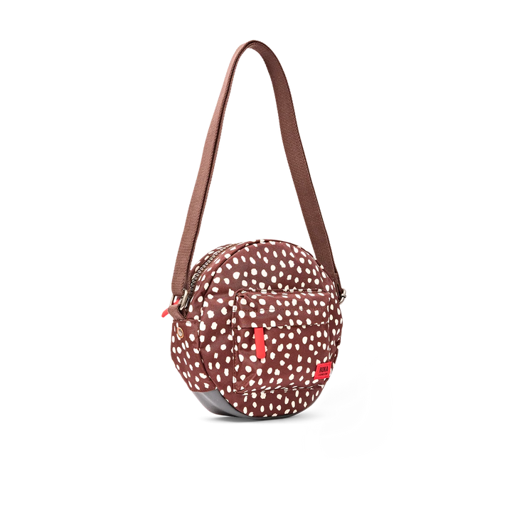 Roka London Paddington Crossbody Bag- Brown Spot