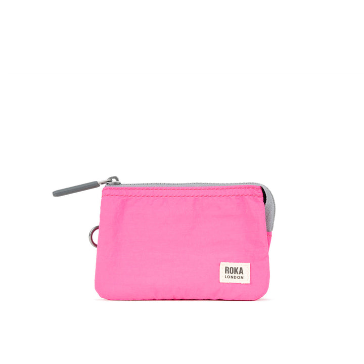 Roka London - Small Carnaby Purse - Hot Pink Taslon