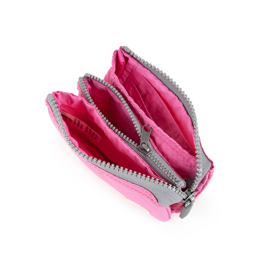 Roka London - Small Carnaby Purse - Hot Pink Taslon