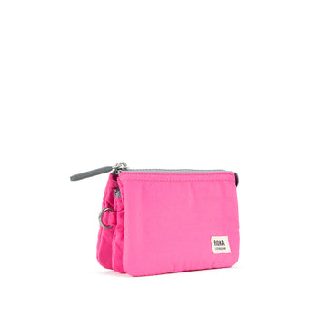 Roka London - Small Carnaby Purse - Hot Pink Taslon