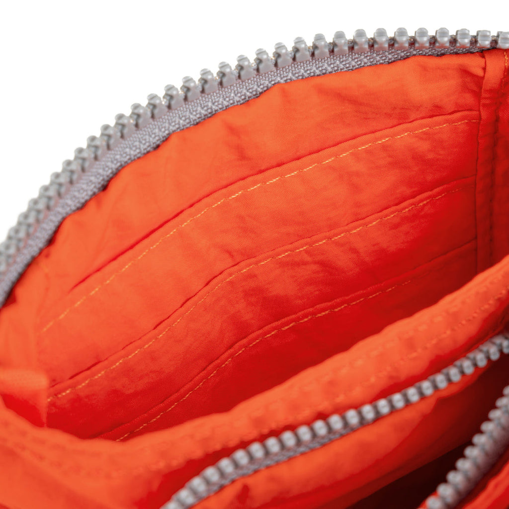 Roka London - Small Carnaby Purse - Tangerine Taslon