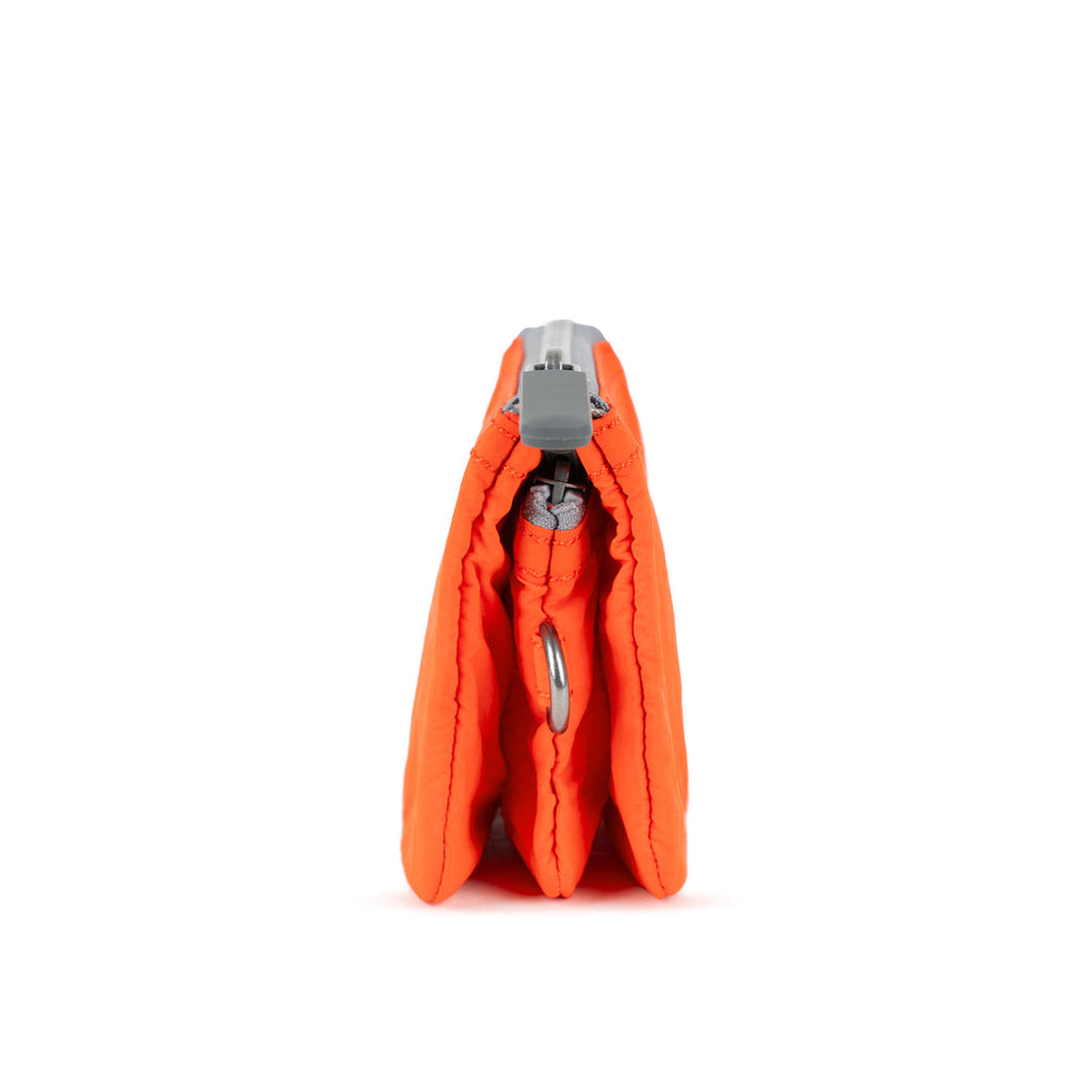 Roka London - Small Carnaby Purse - Tangerine Taslon