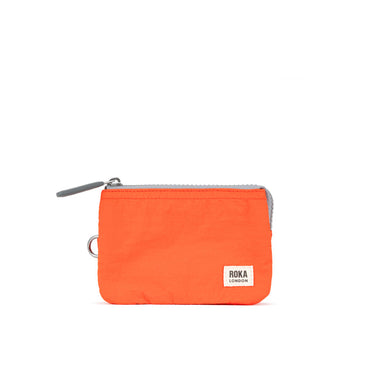 Roka London - Small Carnaby Purse - Tangerine Taslon