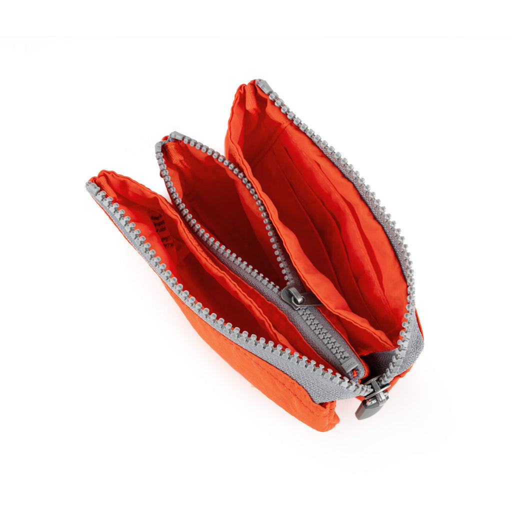 Roka London - Small Carnaby Purse - Tangerine Taslon