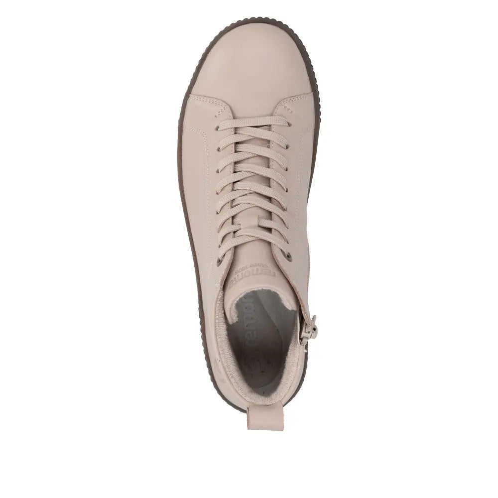 Remonte Off-White Ankle Books D0782-62