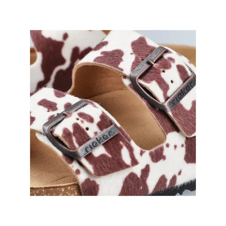 Rieker Animal Print Sandal- V6391-90