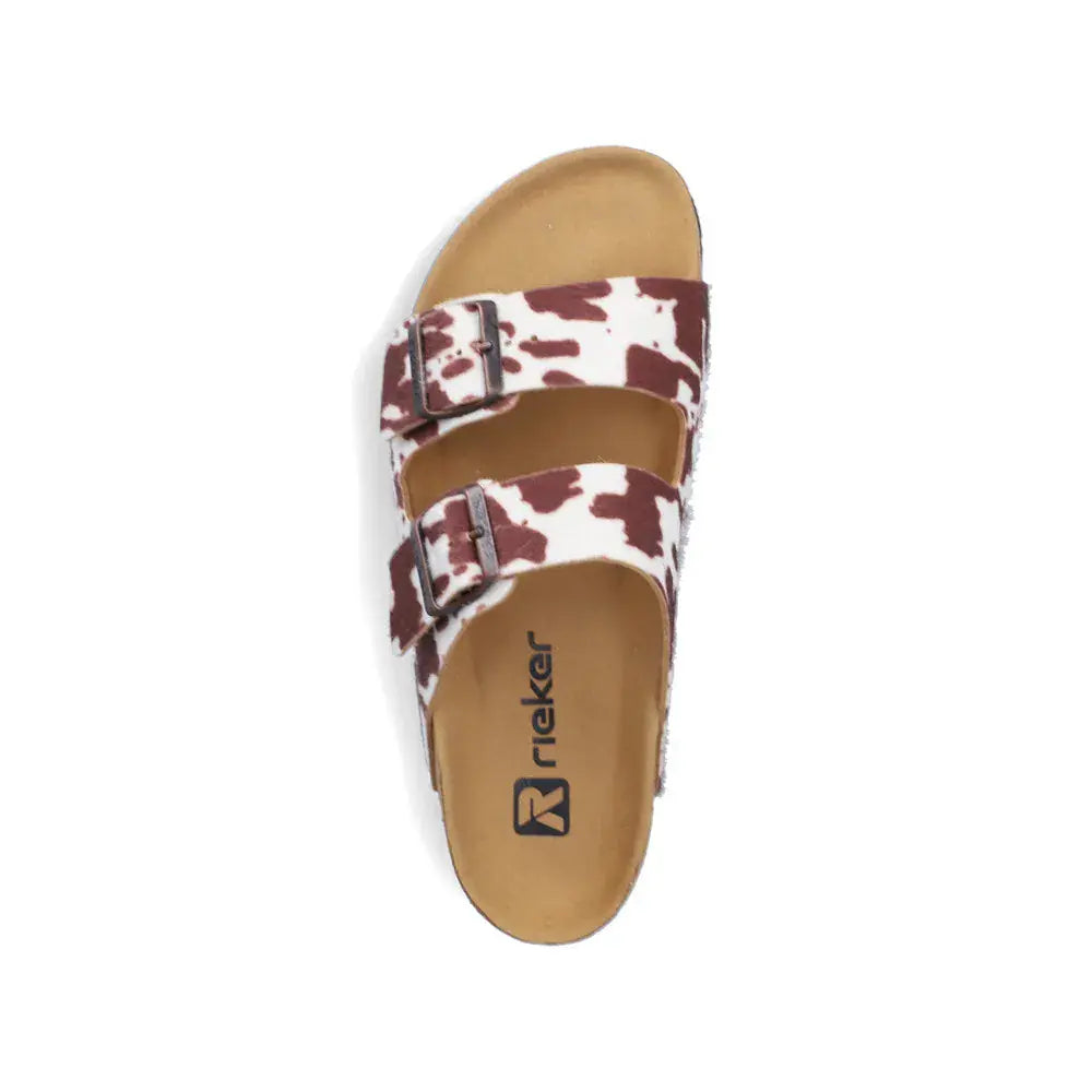 Rieker Animal Print Sandal- V6391-90