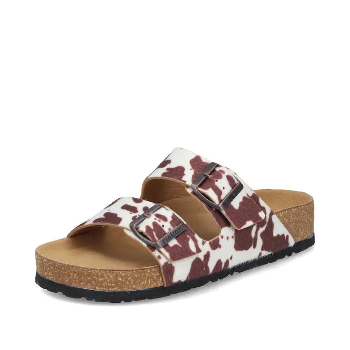 Rieker Animal Print Sandal- V6391-90