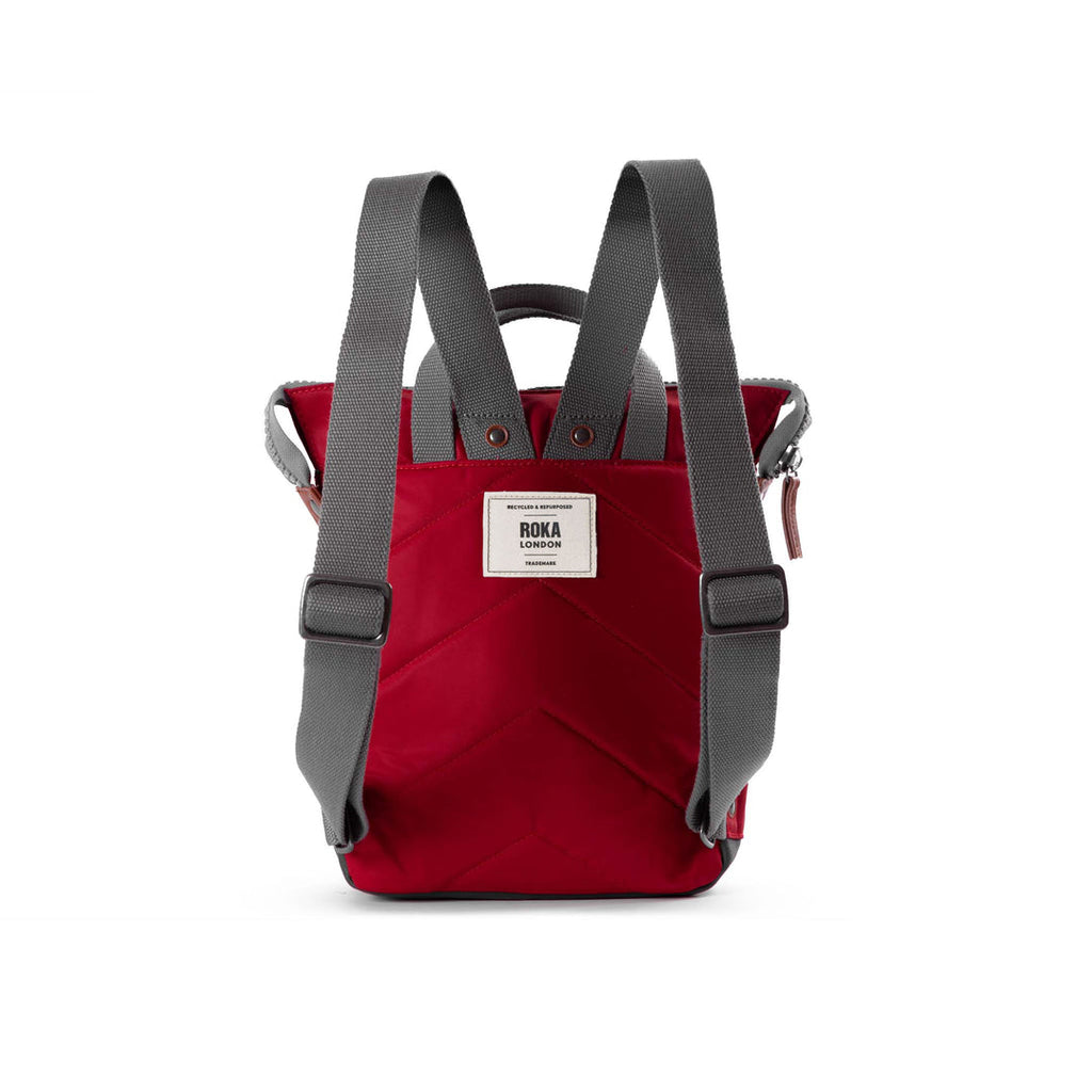 Roka London - Small Bantry Backpack - Cranberry Nylon