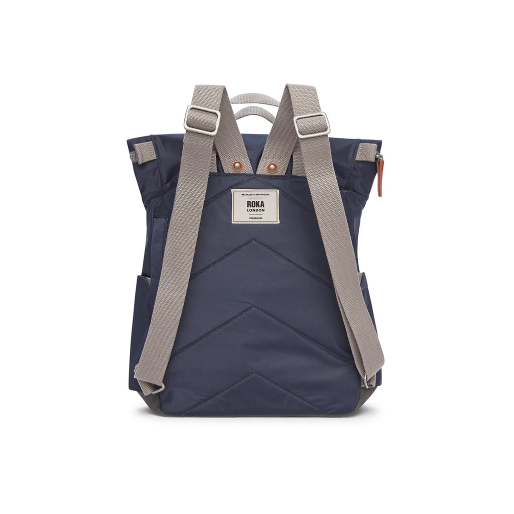 Roka Canfield B medium backpack- midnight  recycled nylon
