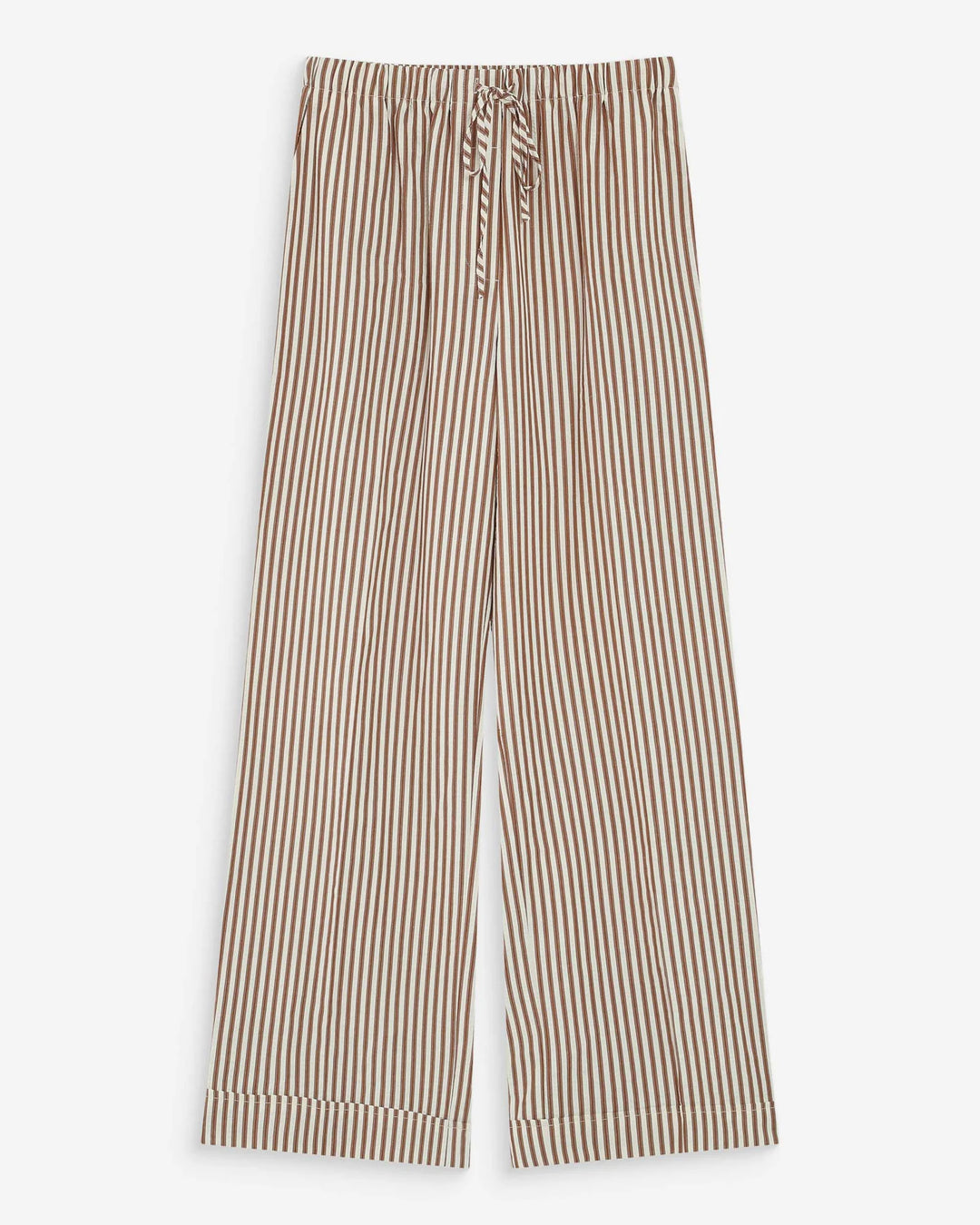 Grace & Mila Wide Stiped Pants - Mocha