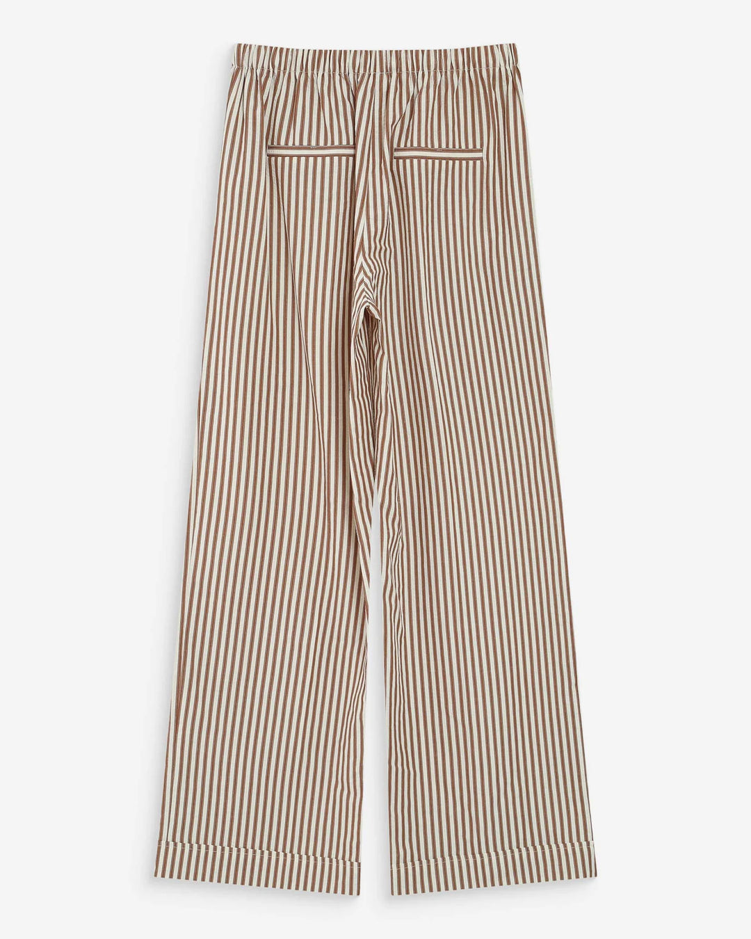 Grace & Mila Wide Stiped Pants - Mocha