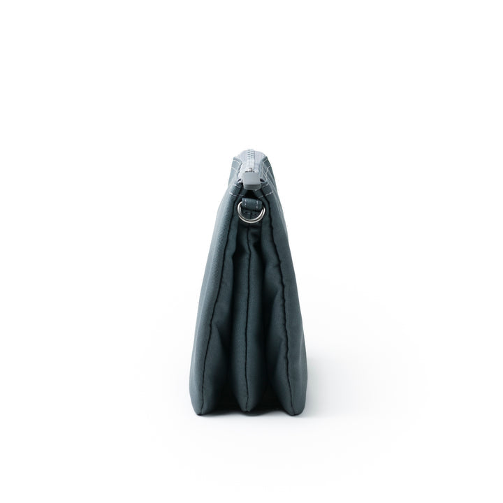 Roka London - Carnaby Crossbody XL Bag - Smoke Recycled Canvas