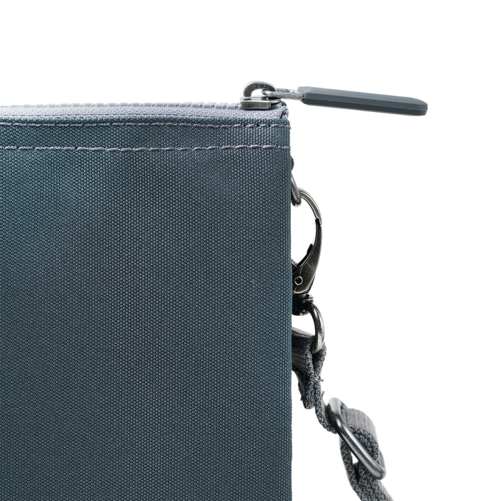 Roka London - Carnaby Crossbody XL Bag - Smoke Recycled Canvas
