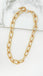 Envy Gold Textured Link Necklace