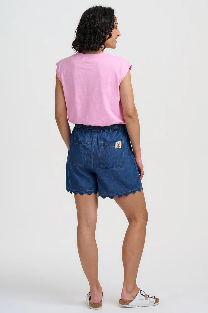 Sugarhill Brighton Chrissy Relaxed Tank T-Shirt- Pink Geo