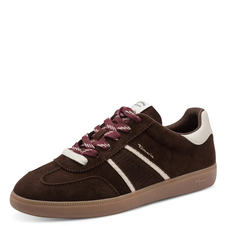 Tamaris Brown Suede Trainers 1-23624-43