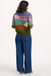 Sugarhill Brighton Solana Knitted Bomber- Multi Cloudy Hills
