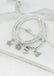Envy Silver Beaded Charm Bracelet Trio