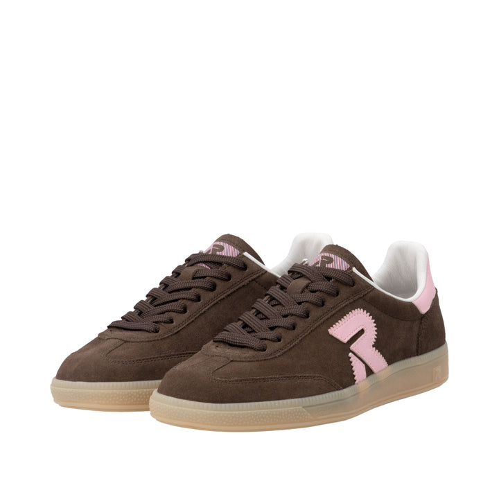 Rieker Brown and Pink Trainer- W2200-25