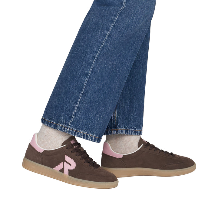 Rieker Brown and Pink Trainer- W2200-25