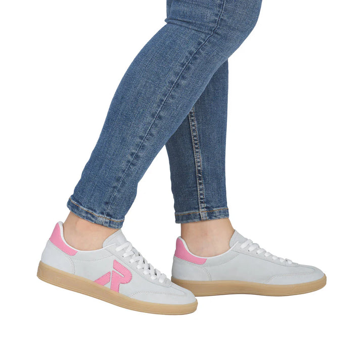 Rieker Trainers W2200-53 Mint Green/Pink