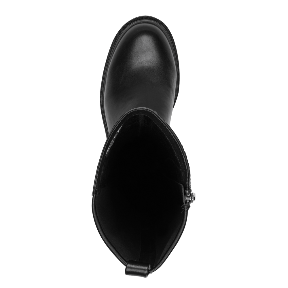 Tamaris Black High Boots- 1-25610-47-001