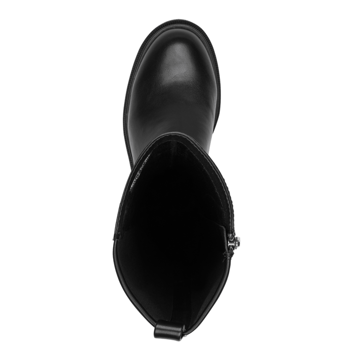 Tamaris Black High Boots- 1-25610-47-001
