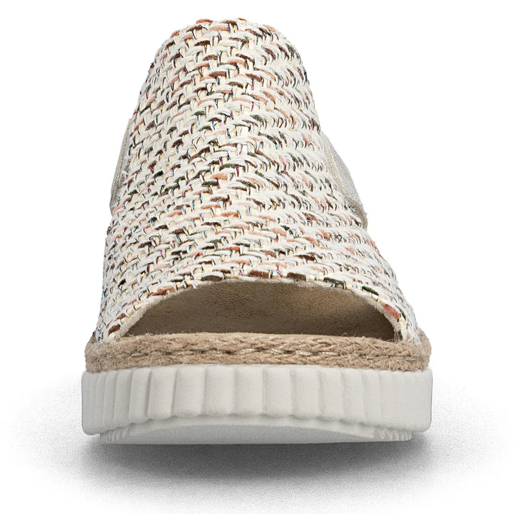 Rieker Woven Sandel's- Beige