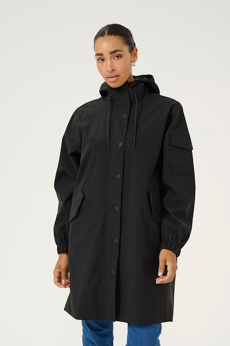 Kaffe KAennie Coat- Black Deep