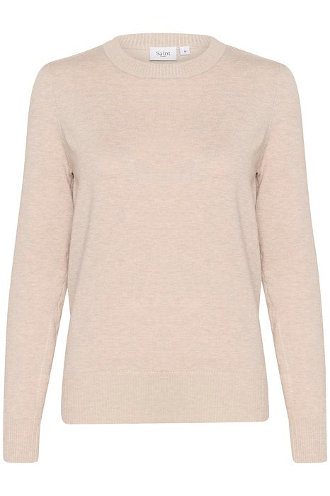 Saint Tropez MilaSZ Pullover- Gray Morn Melange