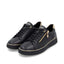 Remonte Black Combination Gold Zip Trainers D2E00-03