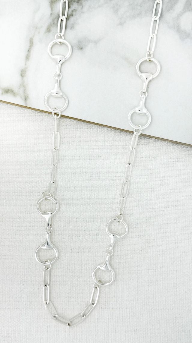 Envy Silver Link Necklace – Simmi Woman