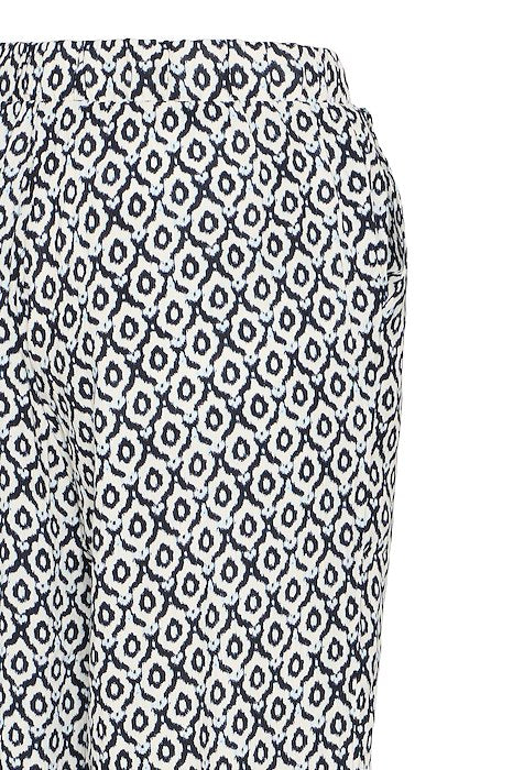 Ichi Marrakech Pants- Tile Blue