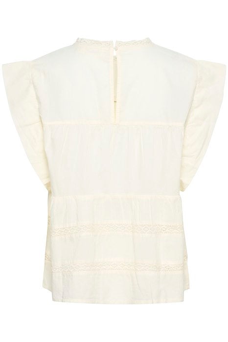 Soaked In Luxury Oliviera Top - Whisper White