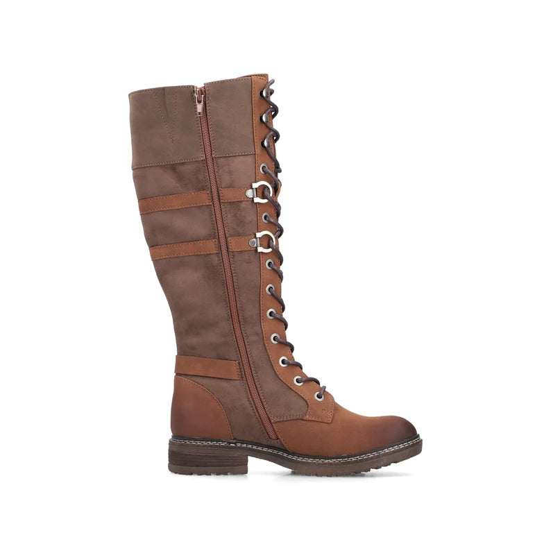 Rieker Brown High Boot- 94732-25