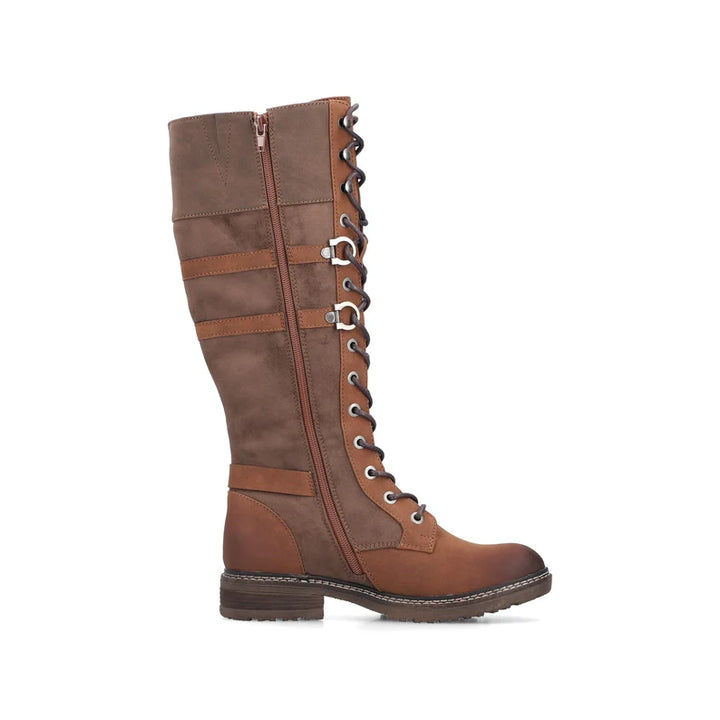 Rieker Brown High Boot- 94732-25