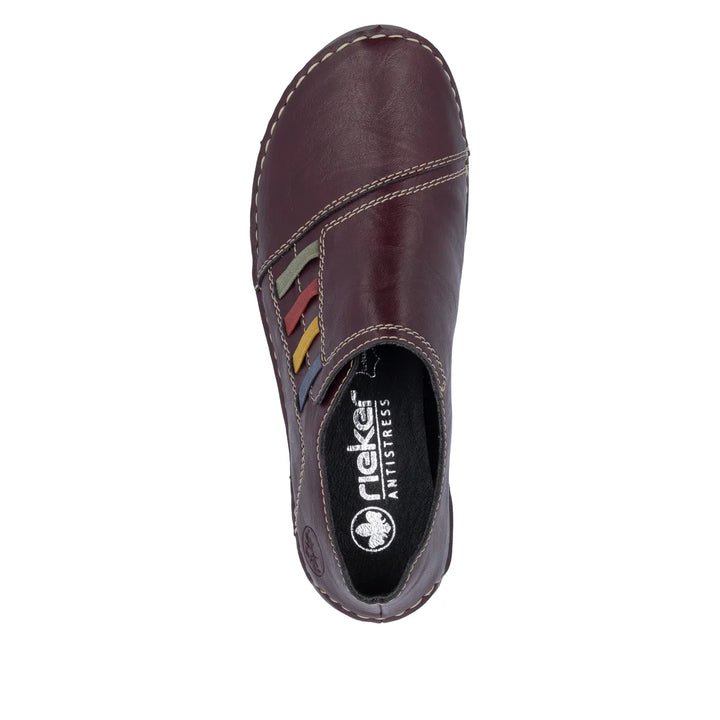 Rieker Slip-On Shoe - Red