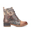 Rieker Multi Colour Patterned Zip Up Boot