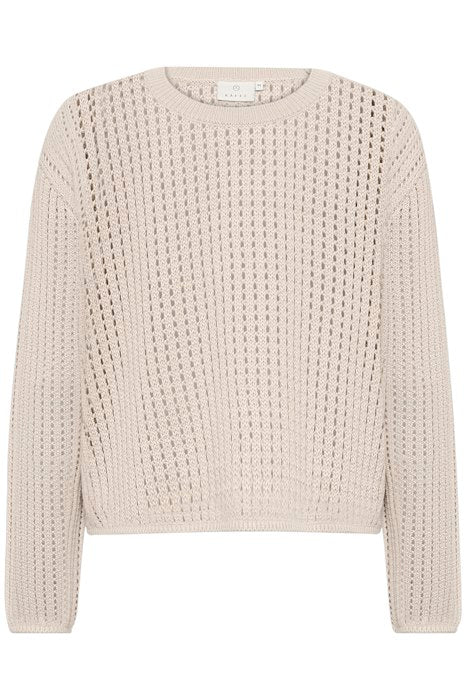 Kaffe Solar Pullover- Feather Gray