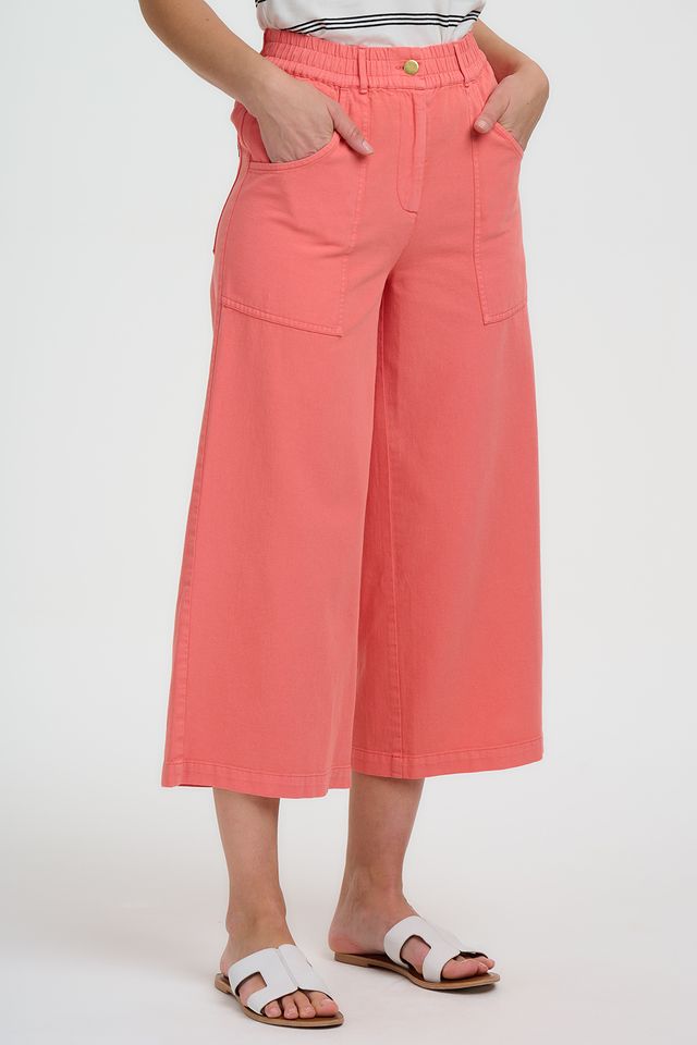 Sugarhill Brighton Charlene Cropped Trousers- Coral