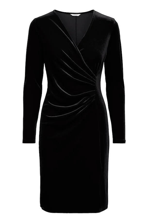 Byoung Perlina Wrap Dress- Black