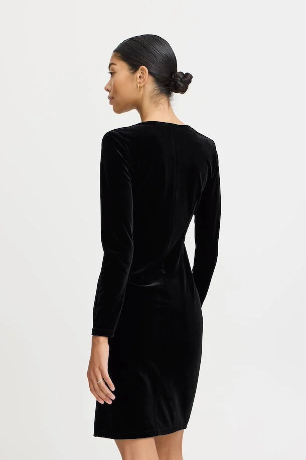 Byoung Perlina Wrap Dress- Black